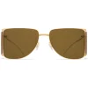 Mykita - HL002 - Mykita & Helmut Lang - Gold Yellow Brown - Metal Collection - Sunglasses - Mykita Eyewear - Avvenice