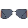 Mykita - HL002 - Mykita & Helmut Lang - Black Pink Dark Grey - Metal Collection - Sunglasses - Mykita Eyewear - Avvenice
