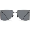 Mykita - HL002 - Mykita & Helmut Lang - Black Clear - Metal Collection - Sunglasses - Mykita Eyewear - Avvenice
