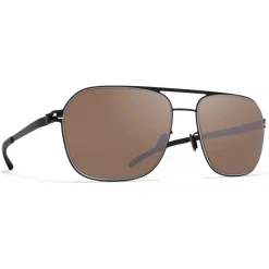 Mykita - Ian - NO1 - Black Brown - Metal Collection - Sunglasses - Mykita Eyewear - Avvenice