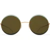 Mykita - Iris - Decades - Champagne Gold Green - Metal Collection - Sunglasses - Mykita Eyewear - Avvenice