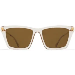 Mykita - Kiska - Lite - Champagne Gold Brown - Acetate Collection - Sunglasses - Mykita Eyewear - Avvenice