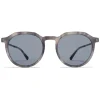 Mykita - Lagon - Lite - Grey Havana Dark Blue - Acetate Collection - Sunglasses - Mykita Eyewear - Avvenice