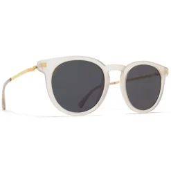 Mykita - Lahti - Lite - Matte Champagne Gold Grey - Acetate Collection - Sunglasses - Mykita Eyewear - Avvenice