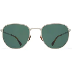 Mykita - Lennard - Lite - Silver Dark Green - Metal Collection - Sunglasses - Mykita Eyewear - Avvenice