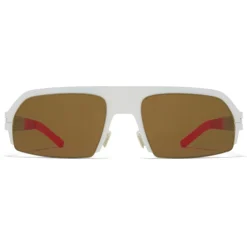 Mykita - Lost - Mykita & Bernhard Willhelm - Talc Red Brown - Metal Collection - Sunglasses - Mykita Eyewear - Avvenice