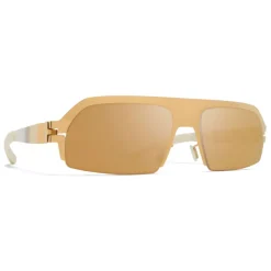 Mykita - Lost - Mykita & Bernhard Willhelm - Gold White - Metal Collection - Sunglasses - Mykita Eyewear - Avvenice