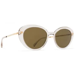 Mykita - Luava - Lite - Champagne Gold Brown - Acetate Collection - Sunglasses - Mykita Eyewear - Avvenice