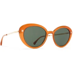 Mykita - Luava - Lite - Dark Amber Dark Green - Acetate Collection - Sunglasses - Mykita Eyewear - Avvenice