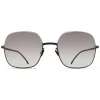Mykita - Magda - Decades - Silver Black Grey - Metal Collection - Sunglasses - Mykita Eyewear - Avvenice