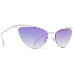 Mykita - Mizuho - Lessrim - Shiny Silver Pink Gradient - Metal Collection - Sunglasses - Mykita Eyewear - Avvenice