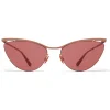 Mykita - Mizuho - Lessrim - Shiny Copper Purple - Metal Collection - Sunglasses - Mykita Eyewear - Avvenice