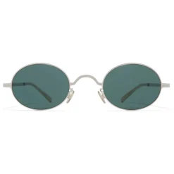 Mykita - MMCRAFT005 - Mykita & Maison Margiela - Silver Dark Green - Metal Collection - Sunglasses - Mykita Eyewear - Avvenice