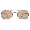 Mykita - MMCRAFT002 - Mykita & Maison Margiela - Copper Light Brown - Metal Collection - Sunglasses - Mykita Eyewear - Avvenice