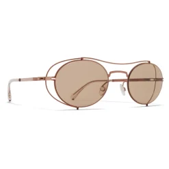 Mykita - MMCRAFT002 - Mykita & Maison Margiela - Copper Light Brown - Metal Collection - Sunglasses - Mykita Eyewear - Avvenice