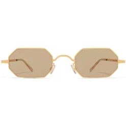 Mykita - MMCRAFT004 - Mykita & Maison Margiela - Gold Brown - Metal Collection - Sunglasses - Mykita Eyewear - Avvenice