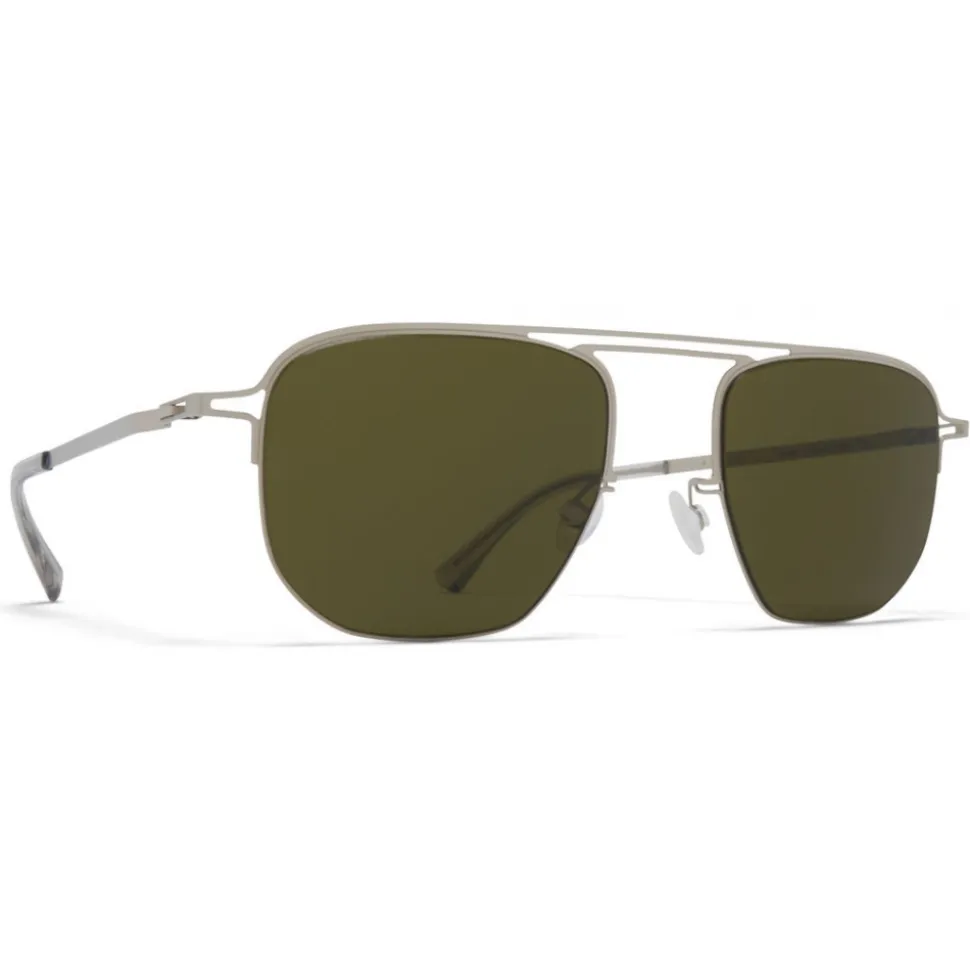 Mykita - MMCRAFT013 - Mykita & Maison Margiela - Matte Silver Green - Metal Collection - Sunglasses - Mykita Eyewear - Avvenice