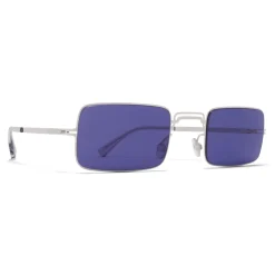Mykita - MMCRAFT003 - Mykita & Maison Margiela - Silver Indigo - Metal Collection - Sunglasses - Mykita Eyewear - Avvenice