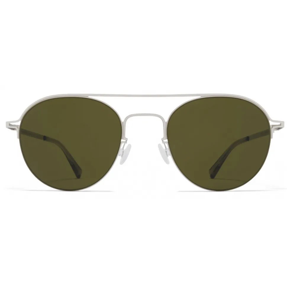Mykita - MMCRAFT015 - Mykita & Maison Margiela - Silver Green - Metal Collection - Sunglasses - Mykita Eyewear - Avvenice