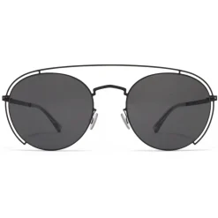 Mykita - MMCRAFT009 - Mykita & Maison Margiela - Black Dark Grey - Metal Collection - Sunglasses - Mykita Eyewear - Avvenice