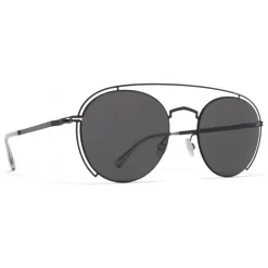 Mykita - MMCRAFT009 - Mykita & Maison Margiela - Black Dark Grey - Metal Collection - Sunglasses - Mykita Eyewear - Avvenice