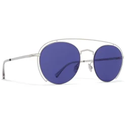 Mykita - MMCRAFT009 - Mykita & Maison Margiela - Silver Indigo - Metal Collection - Sunglasses - Mykita Eyewear - Avvenice