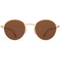 Mykita - MMCRAFT014 - Mykita & Maison Margiela - Glossy Gold Brown - Metal Collection - Sunglasses - Mykita Eyewear - Avvenice