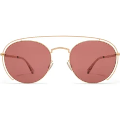 Mykita - MMCRAFT009 - Mykita & Maison Margiela - Champagne Gold Purple - Metal Collection - Sunglasses - Mykita Eyewear - Avvenice