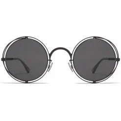 Mykita - MMCRAFT001 - Mykita & Maison Margiela - Black Dark Grey - Metal Collection - Sunglasses - Mykita Eyewear - Avvenice