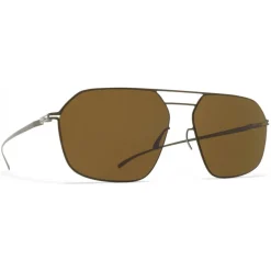 Mykita - MMESSE026 - Mykita & Maison Margiela - Green Brown - Metal Collection - Sunglasses - Mykita Eyewear - Avvenice