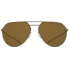 Mykita - MMESSE027 - Mykita & Maison Margiela - Green Brown - Metal Collection - Sunglasses - Mykita Eyewear - Avvenice
