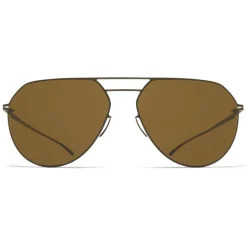 Mykita - MMESSE027 - Mykita & Maison Margiela - Green Brown - Metal Collection - Sunglasses - Mykita Eyewear - Avvenice