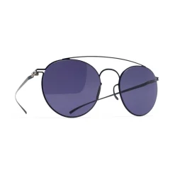 Mykita - MMESSE006 - Mykita & Maison Margiela - Dark Blue Indigo - Metal Collection - Sunglasses - Mykita Eyewear - Avvenice