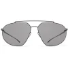 Mykita - MMESSE022 - Mykita & Maison Margiela - Black Grey - Metal Collection - Sunglasses - Mykita Eyewear - Avvenice