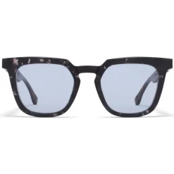 Mykita - MMRAW008 - Mykita & Maison Margiela - Black Havana Sky Blue - Acetate Collection - Sunglasses - Mykita Eyewear - Avvenice