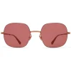 Mykita - Momo - Lessrim - Shiny Copper Purple - Metal Collection - Sunglasses - Mykita Eyewear - Avvenice