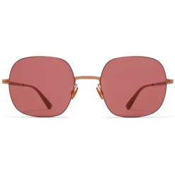 Mykita - Momo - Lessrim - Shiny Copper Purple - Metal Collection - Sunglasses - Mykita Eyewear - Avvenice
