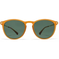 Mykita - Nukka - Lite - Dark Amber Dark Green - Acetate Collection - Sunglasses - Mykita Eyewear - Avvenice