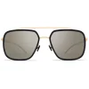 Mykita - Reed - Mykita Mylon - Black Gold Gun Metal - Metal Collection - Sunglasses - Mykita Eyewear - Avvenice