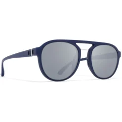 Mykita - Sting - Mykita Mylon - Navy Blue Silver - Mylon Collection - Sunglasses - Mykita Eyewear - Avvenice