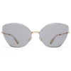 Mykita - Studio 10.2 - Mykita Studio - Champagne Gold Grey - Metal Collection - Sunglasses - Mykita Eyewear - Avvenice