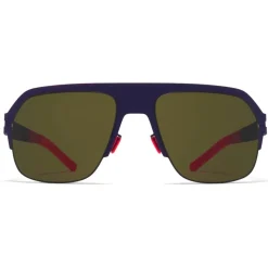 Mykita - Super - Mykita & Bernhard Willhelm - Mulberry Fuchia Green - Metal Collection - Sunglasses - Mykita Eyewear - Avvenice