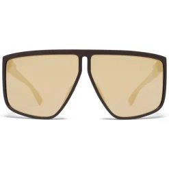 Mykita - Tequila - Mykita & Tim Coppens - Ebony Brown Gold - Mylon Collection - Sunglasses - Mykita Eyewear - Avvenice