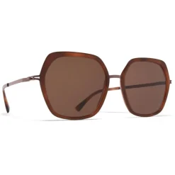 Mykita - Valda - Lite - Mocca Zanzibar Brown - Metal Collection - Sunglasses - Mykita Eyewear - Avvenice