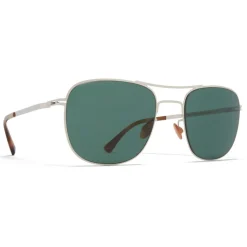 Mykita - Vito - Lite - Silver Dark Green - Metal Collection - Sunglasses - Mykita Eyewear - Avvenice