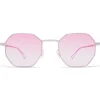 Mykita - Walsh - Mykita & Bernhard Willhelm - Chrome Lilac Pink - Metal Collection - Sunglasses - Mykita Eyewear - Avvenice