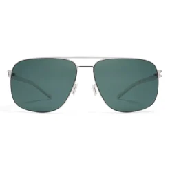 Mykita - Wes - NO1 - Shiny Silver - Metal Collection - Sunglasses - Mykita Eyewear - Avvenice