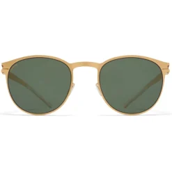 Mykita - Weston - NO1 - Frosted Gold Green - Metal Collection - Sunglasses - Mykita Eyewear - Avvenice