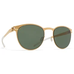 Mykita - Weston - NO1 - Frosted Gold Green - Metal Collection - Sunglasses - Mykita Eyewear - Avvenice