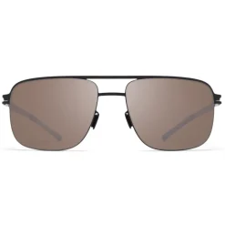 Mykita - Wilder - NO1 - Black Brown Silver - Metal Collection - Sunglasses - Mykita Eyewear - Avvenice